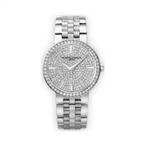 江诗丹顿/Vacheron Constantin Patrimony传承系列 18k白金镶钻 石英机芯 女表 25556-Q01