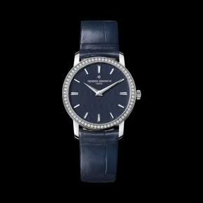 江诗丹顿/Vacheron Constantin Traditionnelle传袭系列 18K白金 石英机芯 女表 25558-