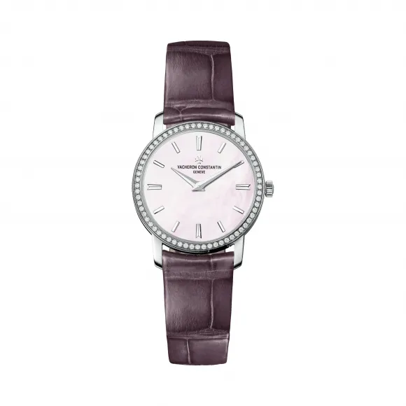 江诗丹顿/Vacheron Constantin Traditionnelle传袭系列 18K白金 石英机芯  25558-00