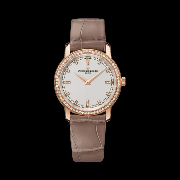 江诗丹顿/Vacheron Constantin Traditionnelle传袭系列 18K 5N 粉红金 石英机芯 女表 2