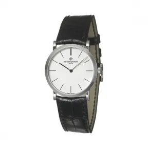 江诗丹顿/Vacheron Constantin Patrimony传承系列 18k白金 手动机械机芯 男表 33093-000