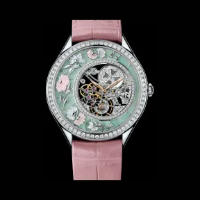 江诗丹顿/Vacheron Constantin MéTiers D'Art艺术大师系列 18K白金 手动机械机芯 女表 335