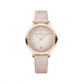 江诗丹顿/Vacheron Constantin PATRIMONY传承系列 粉红金 36.5MM 自动机械机芯 女表 4110U-000R-B905 VMX41RB905