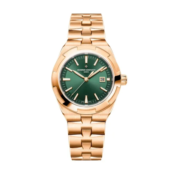 江诗丹顿/Vacheron Constantin 纵横四海系列 34.5毫米 18K玫瑰金 自动上链 女表 4600V-200R-H134 VMX46RH134