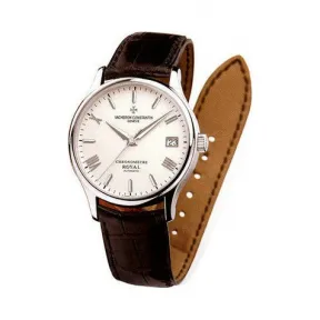 江诗丹顿/Vacheron Constantin  18k白金 自动机械机芯 男表 47022-000G-8655