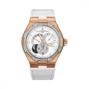 江诗丹顿/Vacheron Constantin Overseas纵横四海系列 18k玫瑰金镶钻，88颗0.83克拉 自动机械机