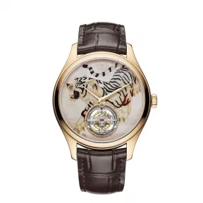 江诗丹顿/Vacheron Constantin 阁楼工匠系列 42 MM 18k 5N粉红金 自动机械机芯 男表 6040C-000R-155C