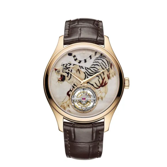 江诗丹顿/Vacheron Constantin 阁楼工匠系列 42 MM 18k 5N粉红金 自动机械机芯 男表 6040C-000R-155C