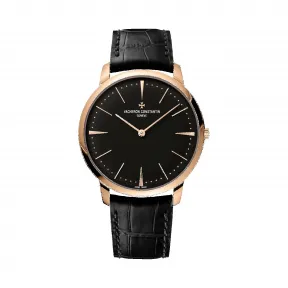 江诗丹顿/Vacheron Constantin Patrimony传承系列 18K 5N 粉红金 手动机械机芯  81180-