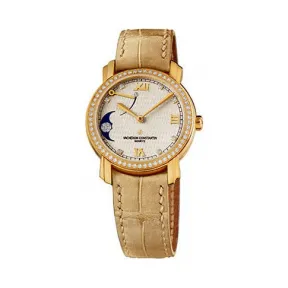 江诗丹顿/Vacheron Constantin Malte马耳他系列 18k黄金镶钻 手动机械机芯 女表 83500-000J