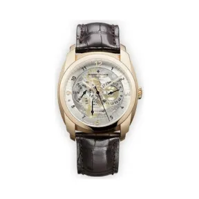 江诗丹顿/Vacheron Constantin Quai De L’Ile奎德利系列 18k玫瑰金 自动机械机芯 男表 850