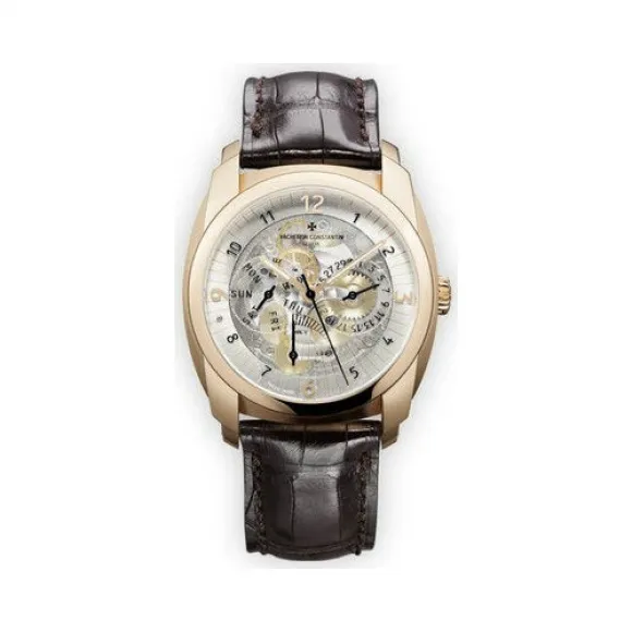 江诗丹顿/Vacheron Constantin Quai De L’Ile奎德利系列 18k玫瑰金 自动机械机芯 男表 850