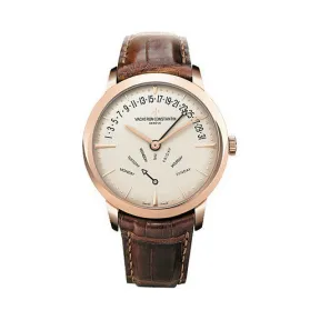 江诗丹顿/Vacheron Constantin Patrimony传承系列 18K 5N 粉红金 自动机械机芯 男表 8602