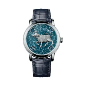 江诗丹顿/Vacheron Constantin Métiers d'Art艺术大师系列The legend of the Chinese zodiac中国十二生肖传奇 - 牛年 自动上链 40 MM 男表 86073-000P-B647