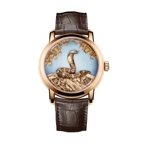 江诗丹顿/Vacheron Constantin metiers-d-art 艺术大师系列  40 MM 自动机械机芯 男表 86073-000R-H034 VMX86RH034