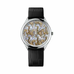 江诗丹顿/Vacheron Constantin MéTiers D'Art艺术大师系列 18K白金 自动机械机芯 女表 86222-000G-9833