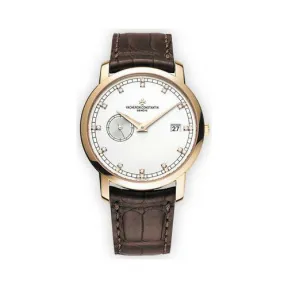 江诗丹顿/Vacheron Constantin Patrimony传承系列 18k玫瑰金 自动机械机芯 男表 87172-00