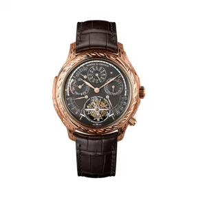 江诗丹顿/Vacheron Constantin Les Cabinotiers阁楼工匠系列 18k 5N粉红金，饰有手工雕刻的