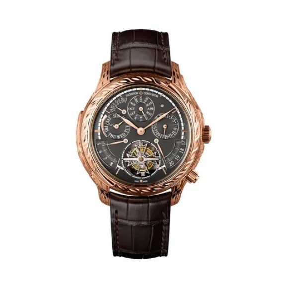 江诗丹顿/Vacheron Constantin Les Cabinotiers阁楼工匠系列 18k 5N粉红金，饰有手工雕刻的