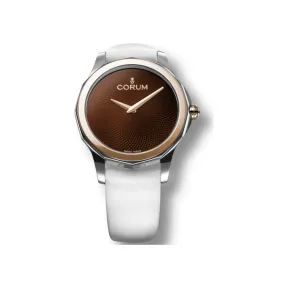 昆仑/Corum 38MM 精钢搭配玫瑰金表圈 石英机芯 020-200-24-0049-AG10