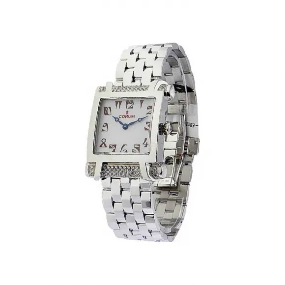 昆仑/Corum 39MM 白金镶钻 石英机芯 024-653-69-H400-EB12