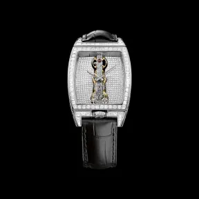 昆仑/Corum 43 MM x 21 MM x 11.4 MM 18kt 白金钻石表圈 自动机械机芯 113-159-69-0001-GR34