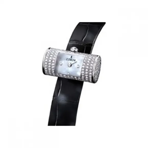 昆仑/Corum 30 x 14.5MM 18K白金镶钻 石英机芯 137-801-69-0081-PN01