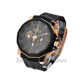 昆仑/Corum 48MM 18kt 玫瑰金配橡胶表圈 自动机械机芯 753-935-91-0371-AN12