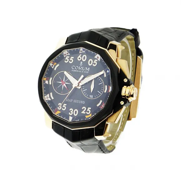 昆仑/Corum 48MM 玫瑰金配橡胶表圈 自动机械机芯 895-931-91-0001-AN32