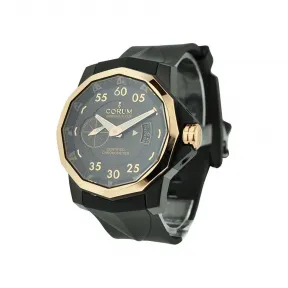 昆仑/Corum 48MM 黑色钛金属配玫瑰金表圈 自动机械机芯 947-951-86-0371-AK34