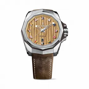 昆仑/Corum 39毫米金桥圆形腕表 系列 5N 18kt玫瑰金，双层防反射蓝宝石水晶，蓝宝石底盖，76颗 手动机械机芯 A082-03209–082.500.04-0F62AW01