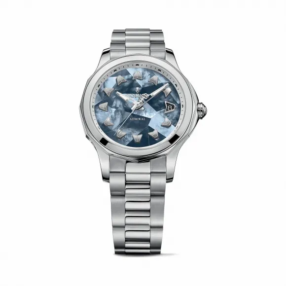 昆仑/Corum 39毫米金桥圆形腕表 系列 5N 18kt玫瑰金，双重防反射蓝宝石水晶，蓝宝石底盖，76颗全切面沙弗莱石，1.40克拉 手动机械机芯 A082-03584