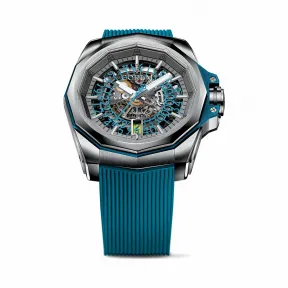 昆仑/Corum 39毫米金桥圆形腕表 系列 18kt白金，双层防反射蓝宝石水晶，蓝宝石底盖，76颗全切割紫水晶，1.40克拉 手动机械机芯 A082-03702