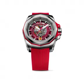 昆仑/Corum Heritage Eleganza 系列 5N 18kt玫瑰金，双层防反射蓝宝石水晶，蓝宝石底盖，背心27颗VVS / F到G钻石，6.67克拉 自动机械机芯 A082-03703