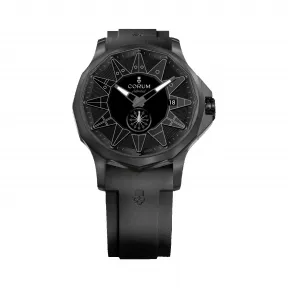 昆仑/Corum 海军上将Legend 32腕表 系列 不锈钢，双面防眩水晶玻璃表镜，水晶玻璃表背 自动机械机芯 A395-03818