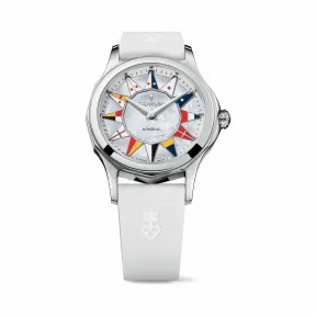 昆仑/Corum 海军上将Legend 38腕表 系列 不锈钢，5N 18Kt玫瑰金表圈和表冠，双面防眩水晶玻璃表镜，水晶玻璃表背 自动机械机芯 A400-03174–400.100.20-0379BL12