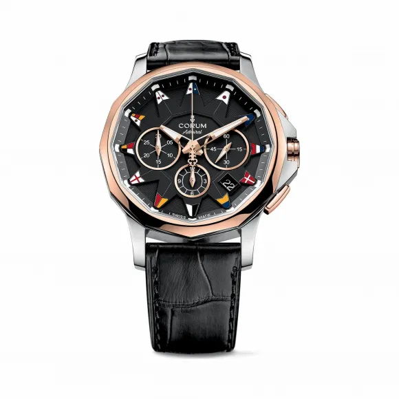 昆仑/Corum 金桥女表 系列 18Kt白金，开放式背盖，双面防眩水晶玻璃表镜 手动机械机芯 A984-02984–984.101.24-OF01AN12