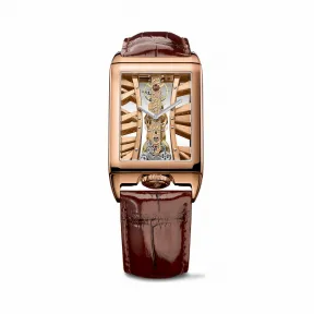 昆仑/Corum 39毫米金桥圆形腕表 系列 5N 18Kt玫瑰金，双面防眩水晶玻璃表镜，水晶玻璃表背，镶76颗VVS净度/H色/双翻钻，1.51克拉 手动机械机芯 B113-03044–113.050.55-0F02MX55R