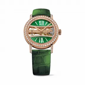 昆仑/Corum 金桥流线自动腕表 系列 5N 18Kt玫瑰金，双面防眩水晶玻璃表镜，水晶玻璃表背 自动机械机芯 B113-03292–113.000.85-0F17DV91R