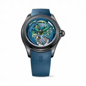 昆仑/Corum 52毫米大泡泡神奇地球腕表 – 美洲 系列 5级钛金属，拱形双面防眩水晶玻璃表镜，水晶玻璃表背 自动机械机芯 L082-03165–082.400.98-0373SQ14