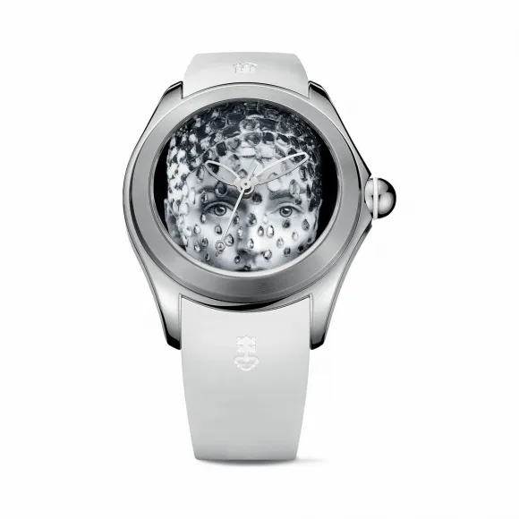 昆仑/Corum 52毫米大泡泡旗帜腕表 系列 5级钛金属，拱形双面防眩水晶玻璃表镜，水晶玻璃表背 自动机械机芯 L082-03361–082.410.20-0379JJ01