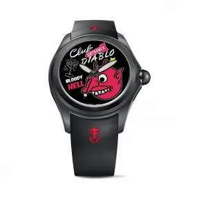 昆仑/Corum 47毫米泡泡镂空腕表 系列 不锈钢，拱形双面防眩水晶玻璃表镜，水晶玻璃表背 自动机械机芯 L082-03605