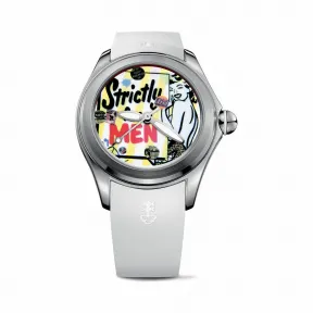 昆仑/Corum 47毫米泡泡旗帜腕表 系列 不锈钢，拱形双面防眩水晶玻璃表镜，水晶玻璃表背 自动机械机芯 L082-03618