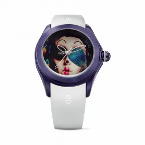 昆仑/Corum 47毫米泡泡镂空腕表 系列 不锈钢，黑色PVD涂层处理，拱形双面防眩水晶玻璃表镜，水晶玻璃表背 自动机械机芯 L082-03619