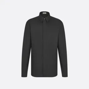 迪奥/Dior 黑色棉质提花布 Dior Oblique 礼服衬衫 013C502A4743-C989