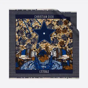 迪奥/Dior 多色棉质 Dior Wax L’Etoile Cotton 方巾 01DWT055I914-C976