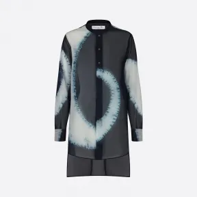 迪奥/Dior Tie & Dior 蓝色棉质衬衫 021B54A3892-X9608