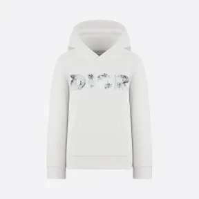 迪奥/Dior 米白色棉质起绒布 DIOR AND DANIEL ARSHAM 连帽衫搭配 3D 徽标 0SBK23SWEZ-Y013