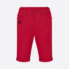 迪奥/Dior “CD Icon”刺绣棉质裤装 0SBM41PANG-Y664