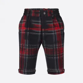 迪奥/Dior 格子呢提花羊毛和棉质混纺裤装 0SBM41PANM-Y59C